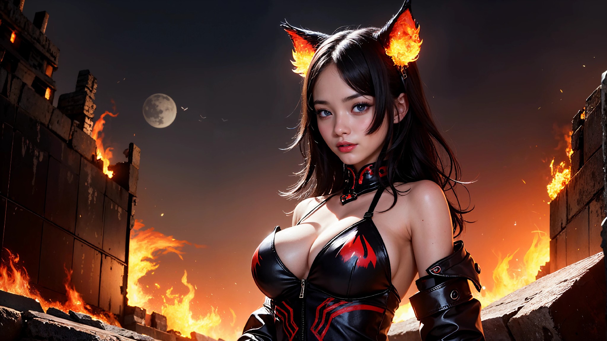 Cute devil girl from hell