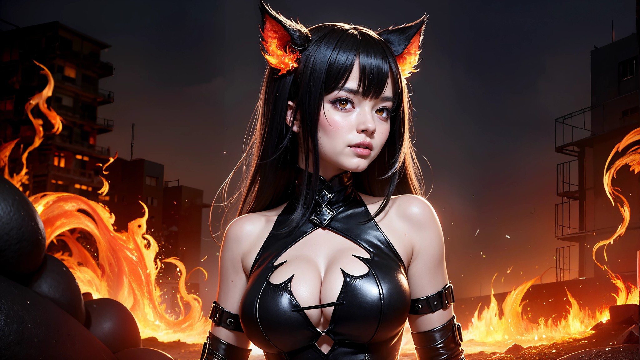 Cute devil girl from hell