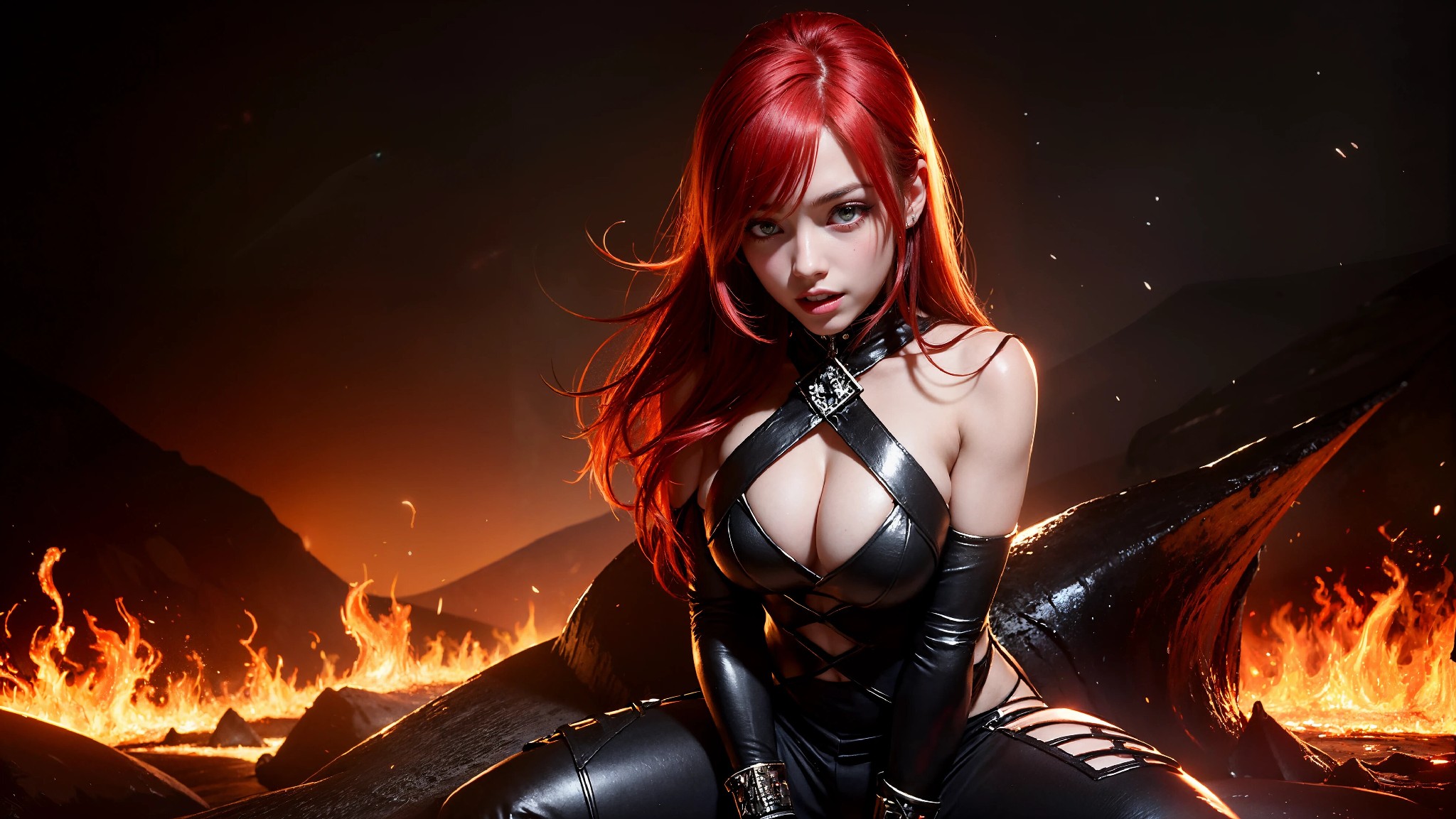 Cute devil girl from hell