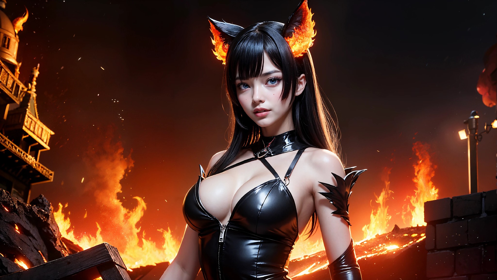 Cute devil girl from hell