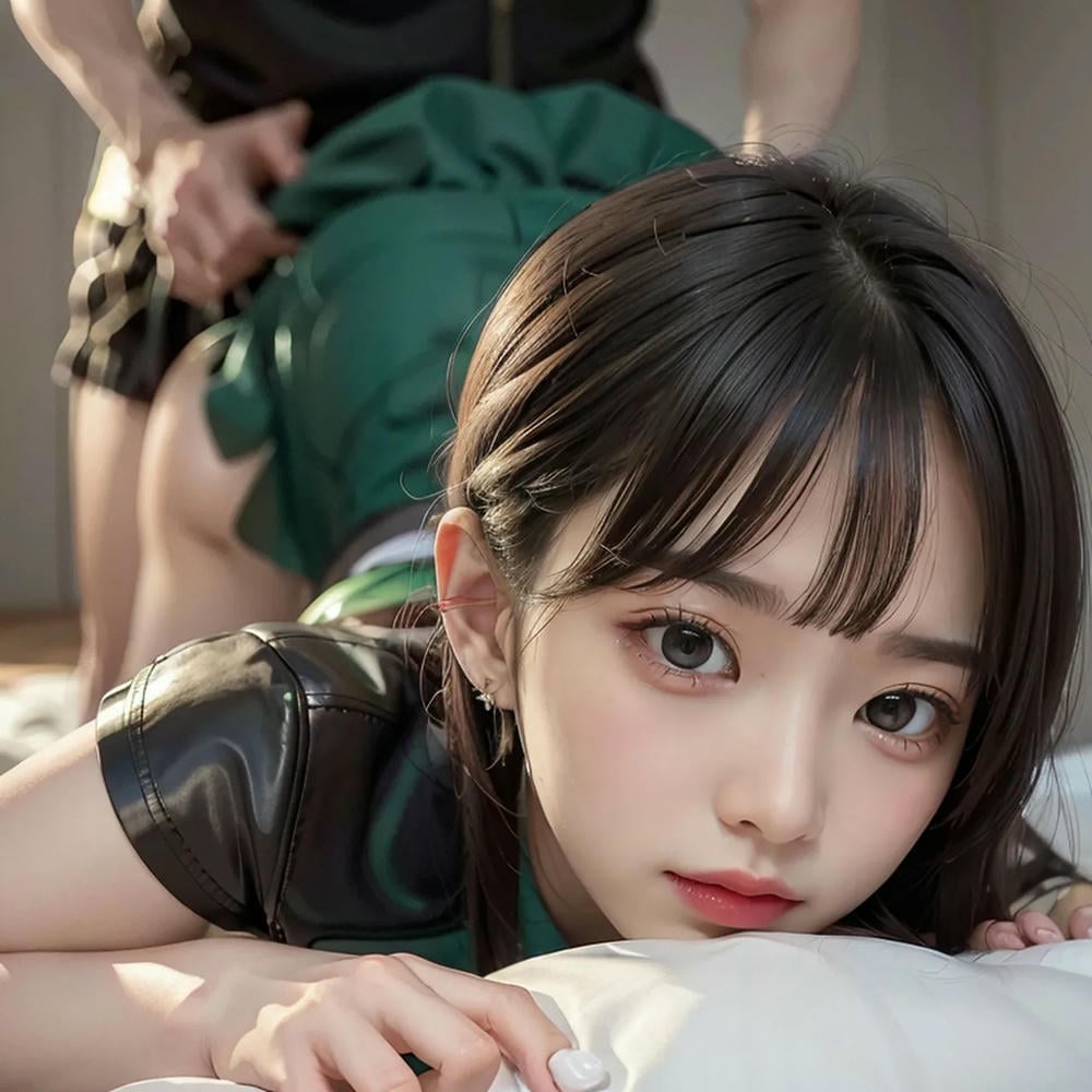 ★Patreon★ AI_Kaori - Leather-Clad Woman Reclining Suggestively - Part 2