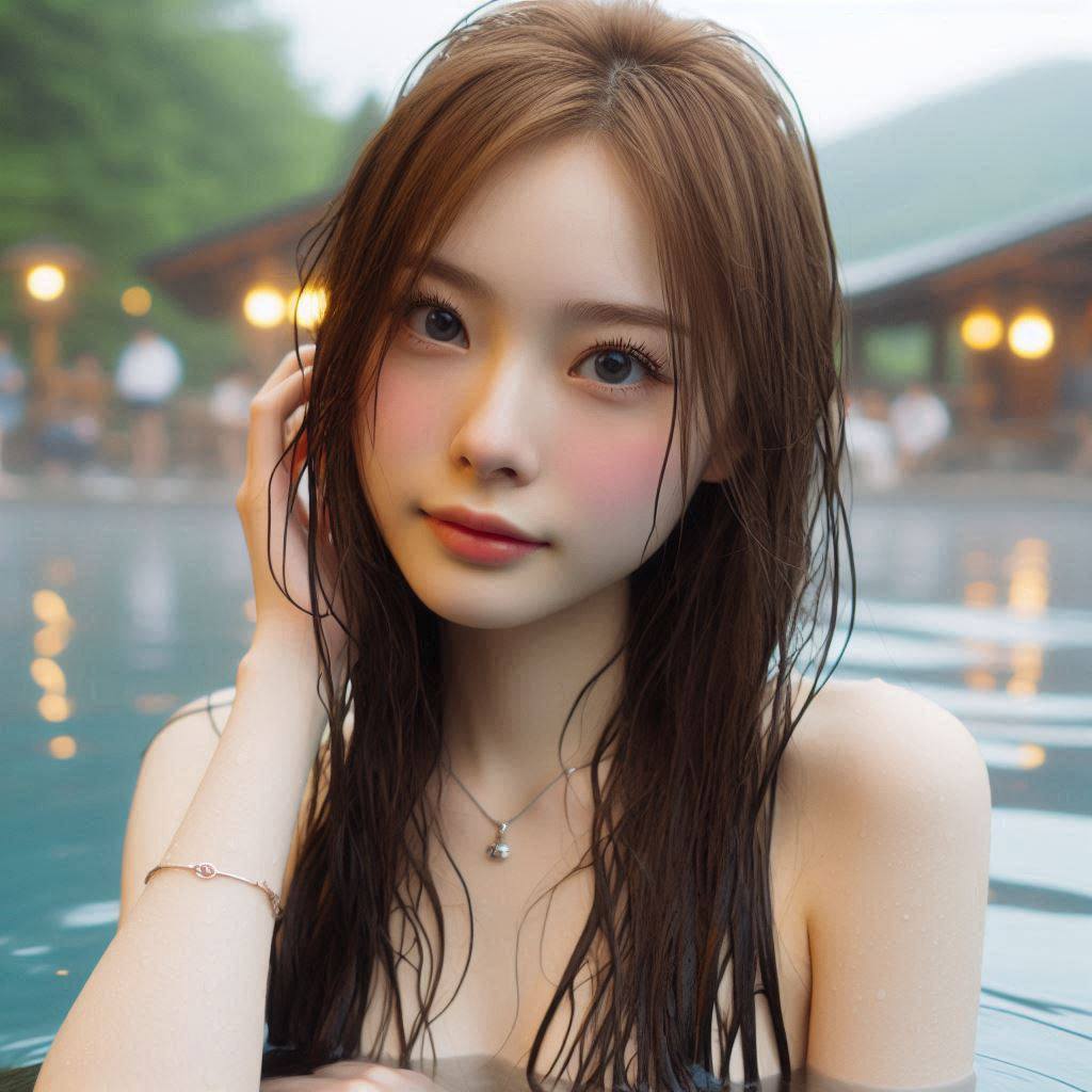 各國的妹子泡溫泉
