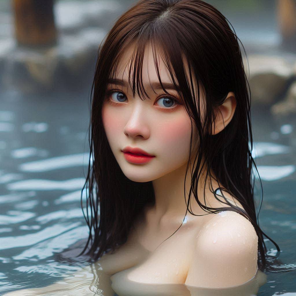 各國的妹子泡溫泉