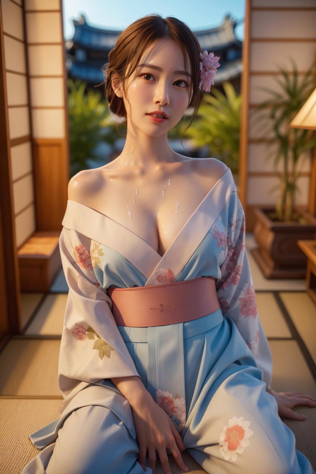 Kimono beauty Mizuki's secret work diary