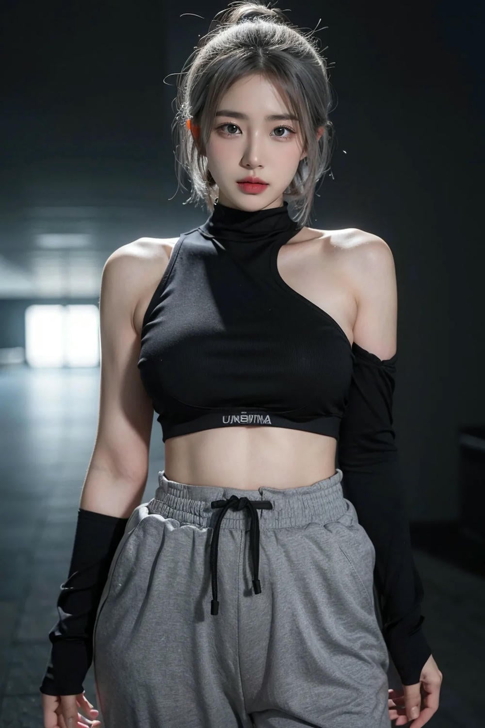 ★PATREON★ AI_KAORI - Sporty Girl with Mask On - Part 1