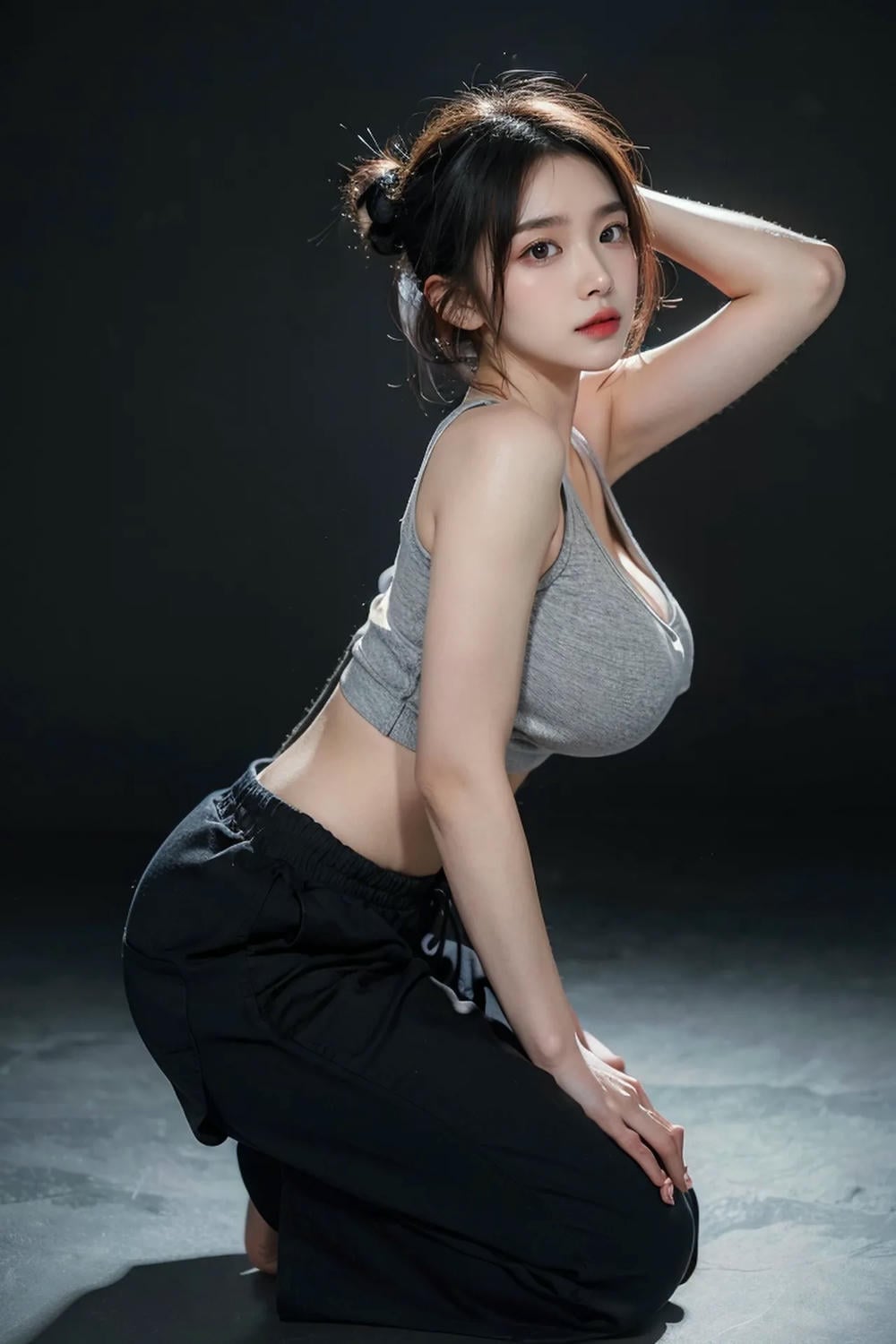 ★PATREON★ AI_KAORI - Sporty Girl with Mask On - Part 1