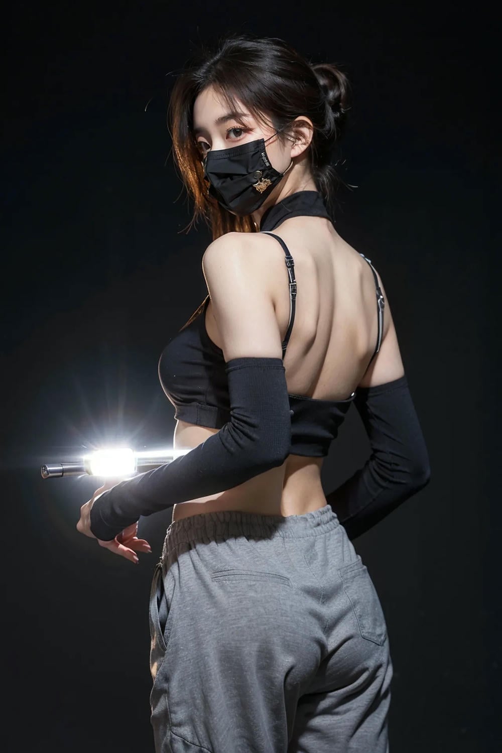 ★PATREON★ AI_KAORI - Sporty Girl with Mask On - Part 2