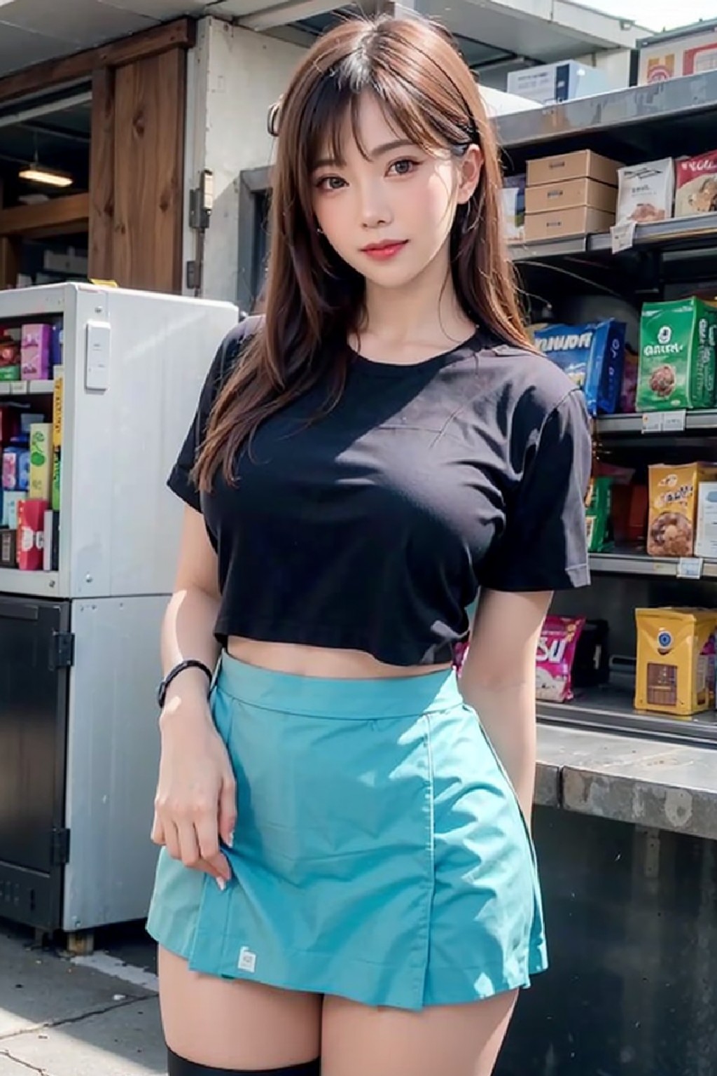性感女便利商店店員
