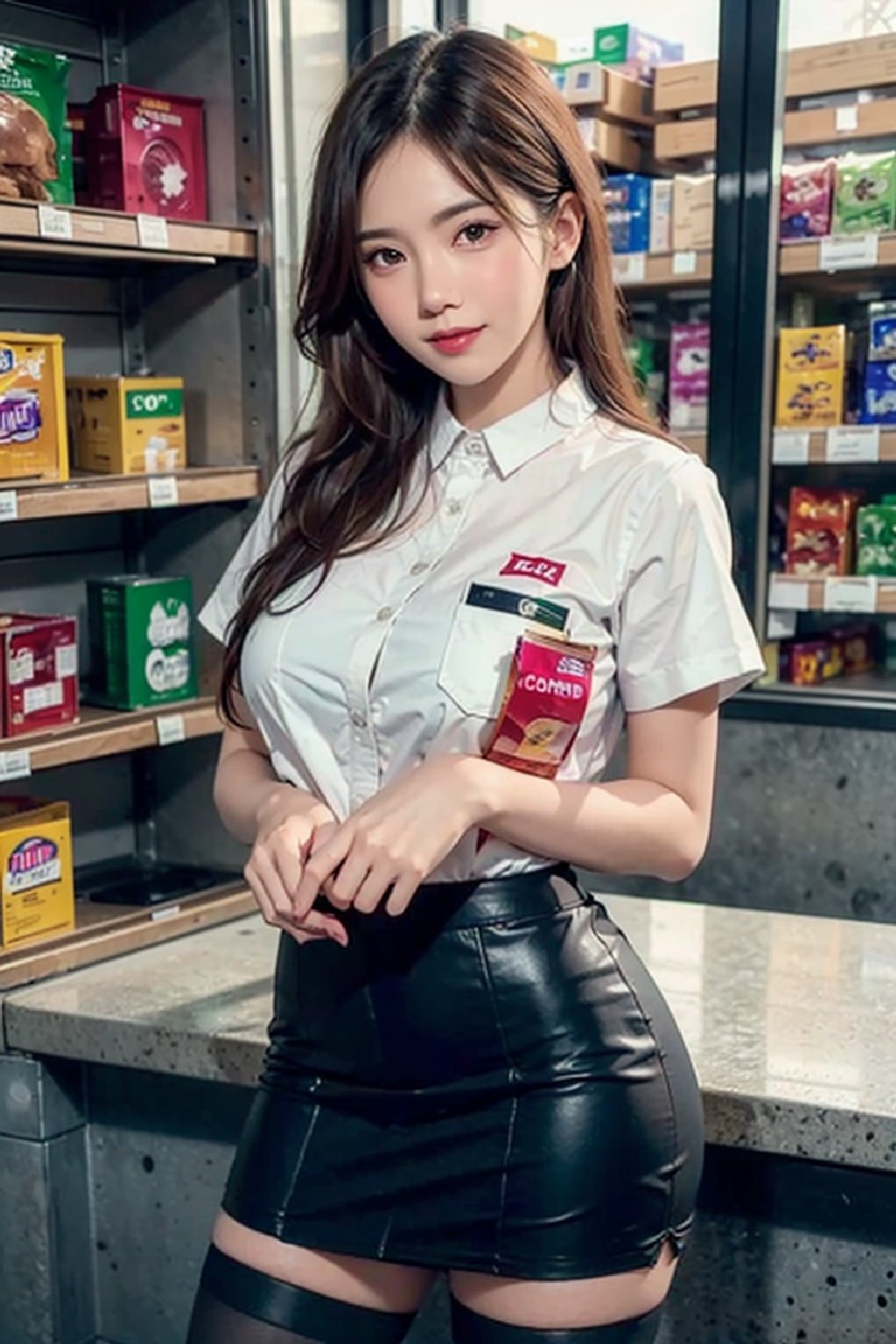 性感女便利商店店員