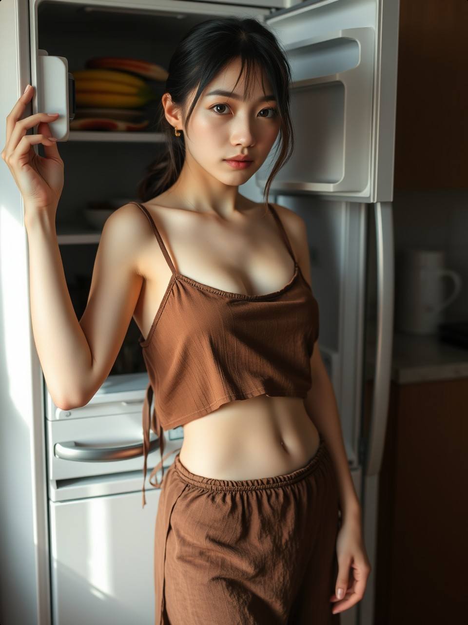 晨曦微露，廚間詩意