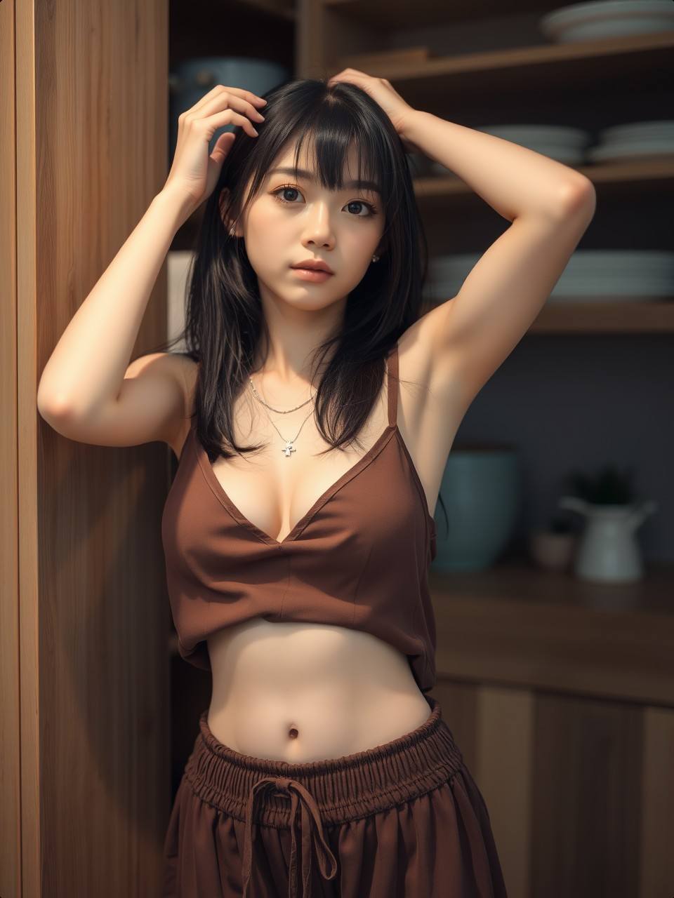 晨曦微露，廚間詩意