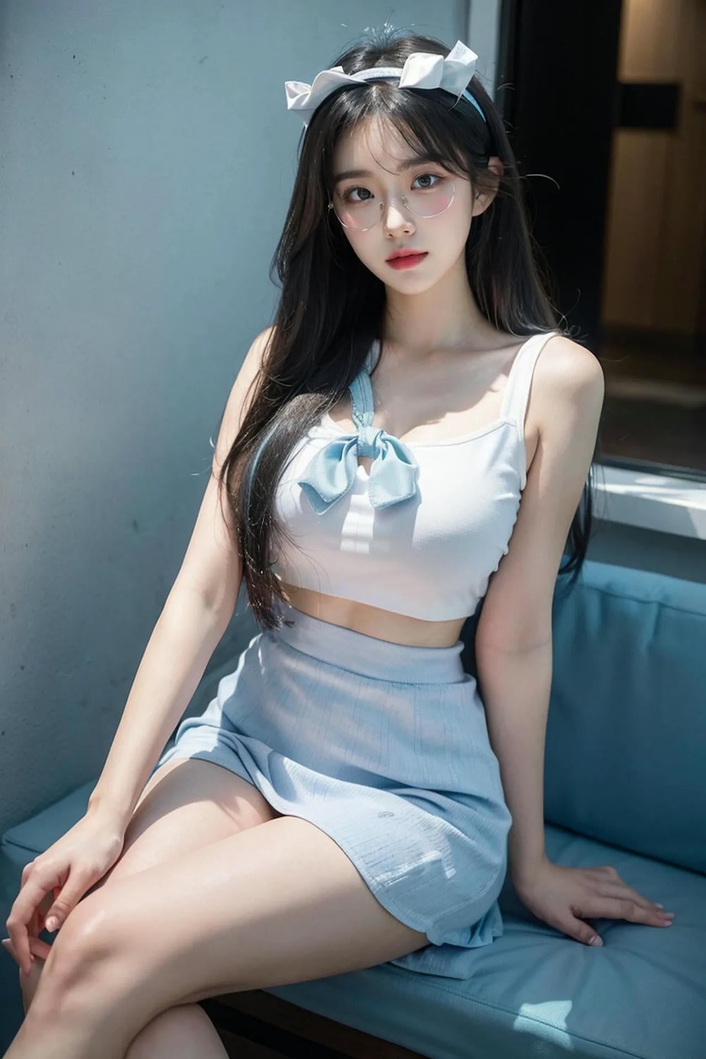 ★PATREON★ AI_KAORI - Long Hair Girl with Young Girl Outfit - Part 1