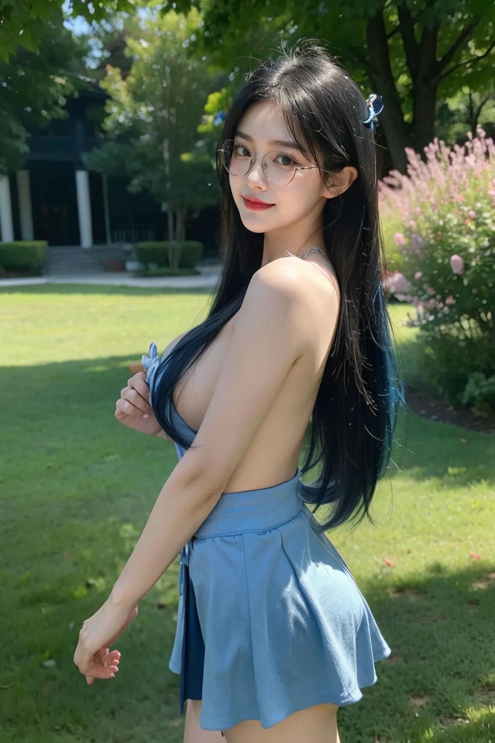 ★PATREON★ AI_KAORI - Long Hair Girl with Young Girl Outfit - Part 1