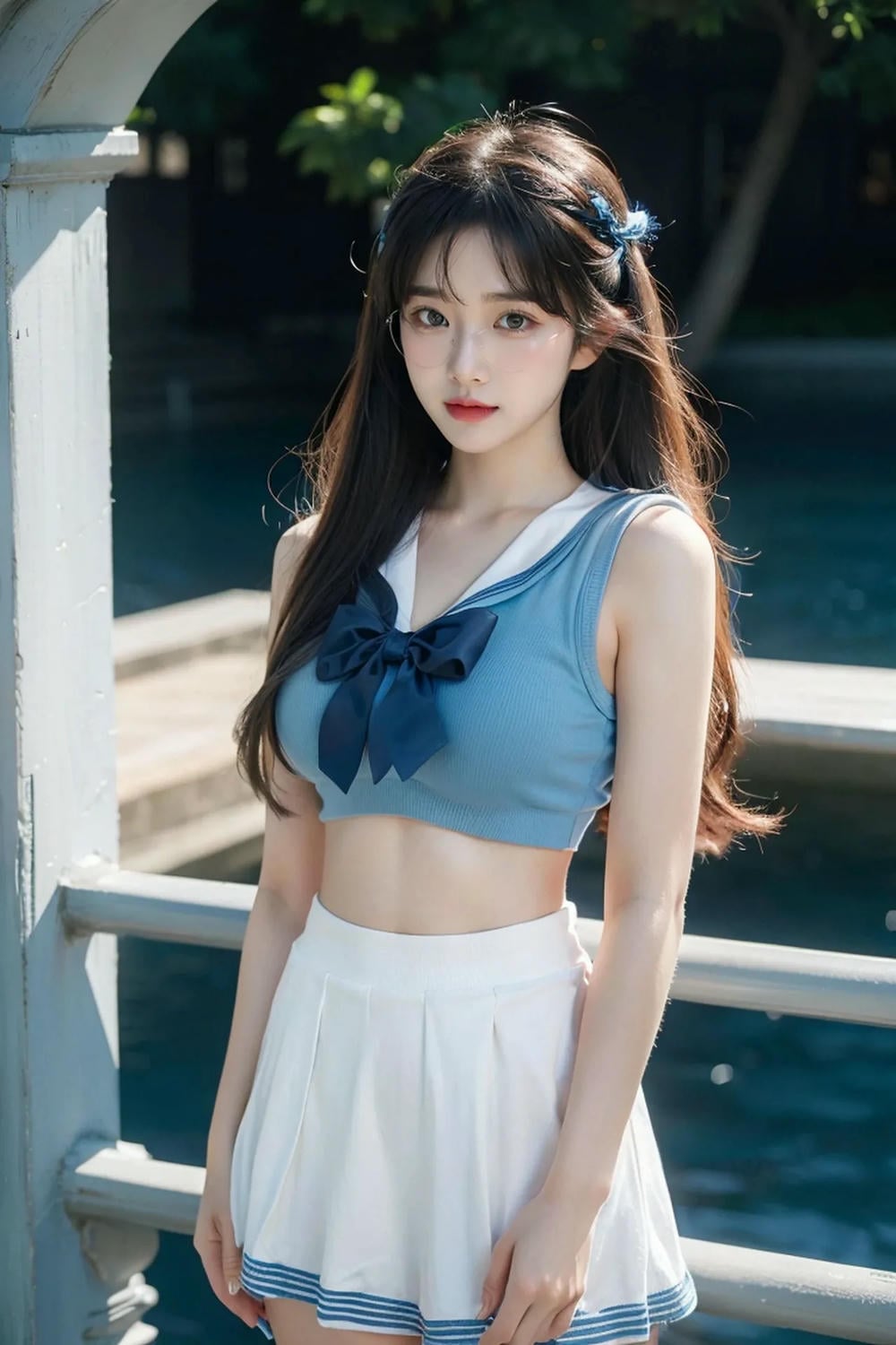 ★PATREON★ AI_KAORI - Long Hair Girl with Young Girl Outfit - Part 1