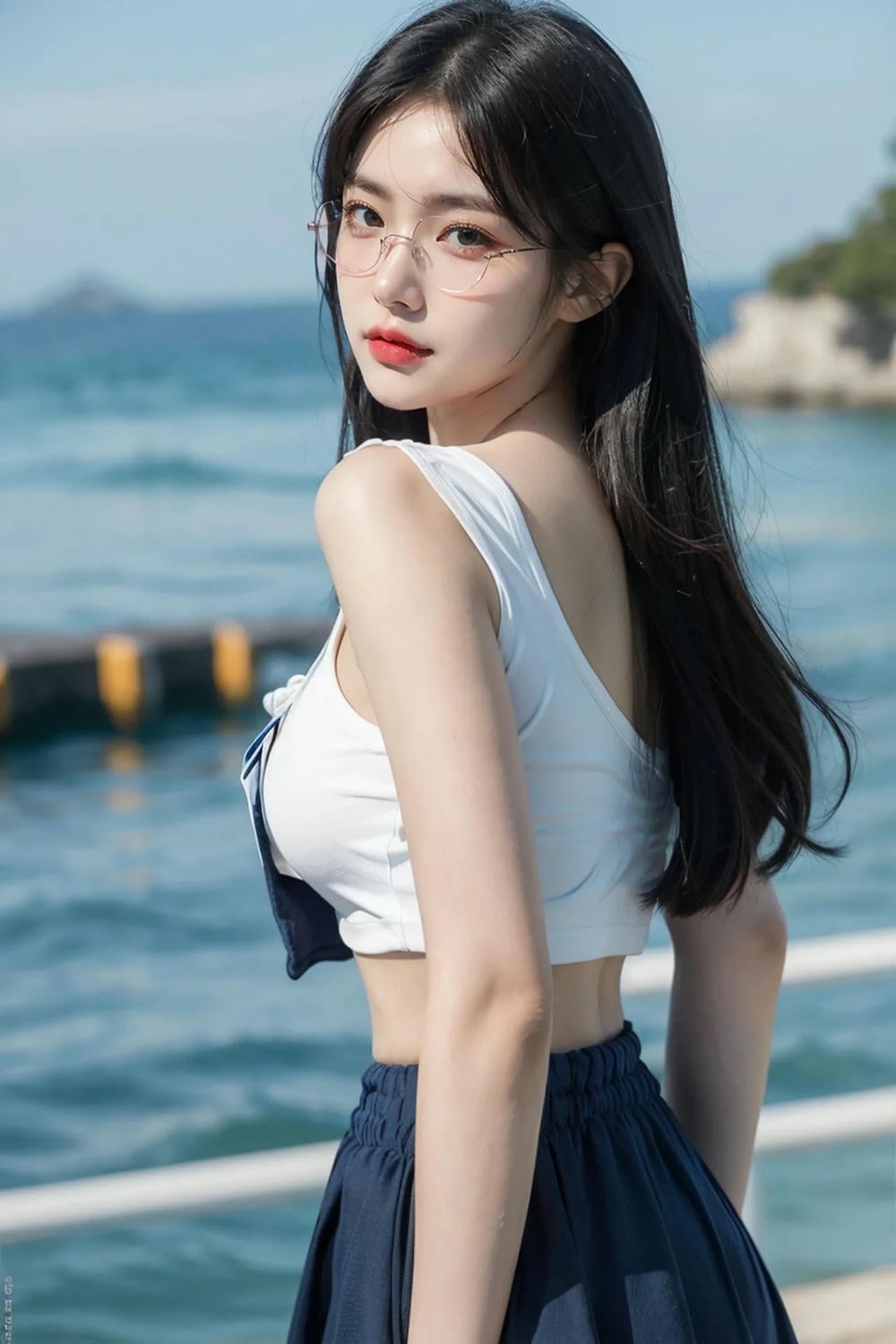 ★PATREON★ AI_KAORI - Long Hair Girl with Young Girl Outfit - Part 1