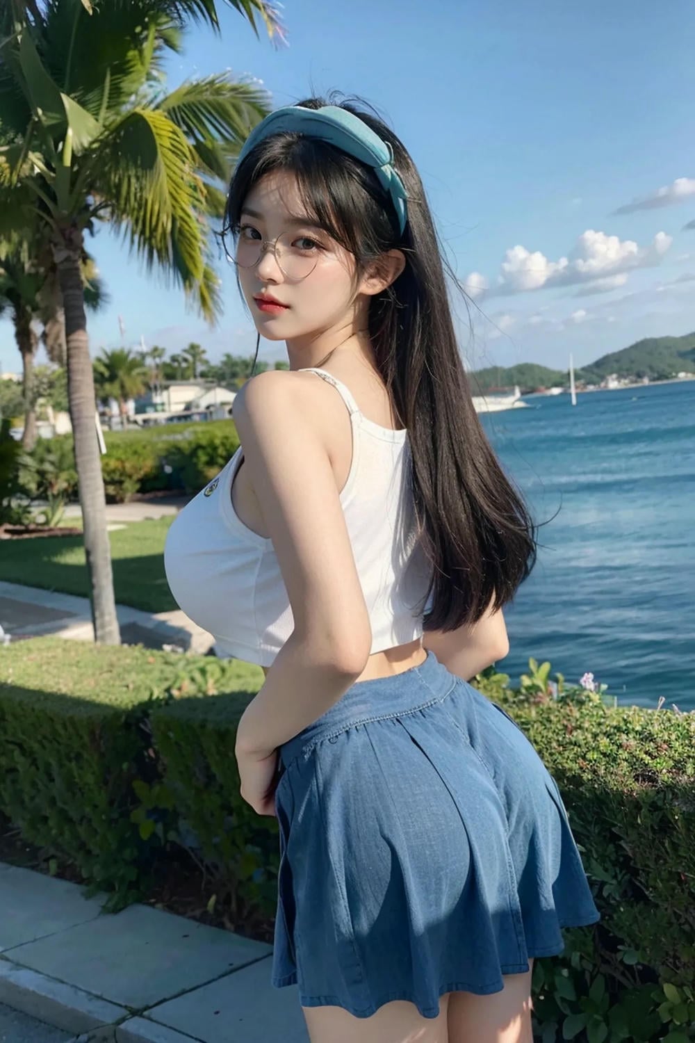★PATREON★ AI_KAORI - Long Hair Girl with Young Girl Outfit - Part 1