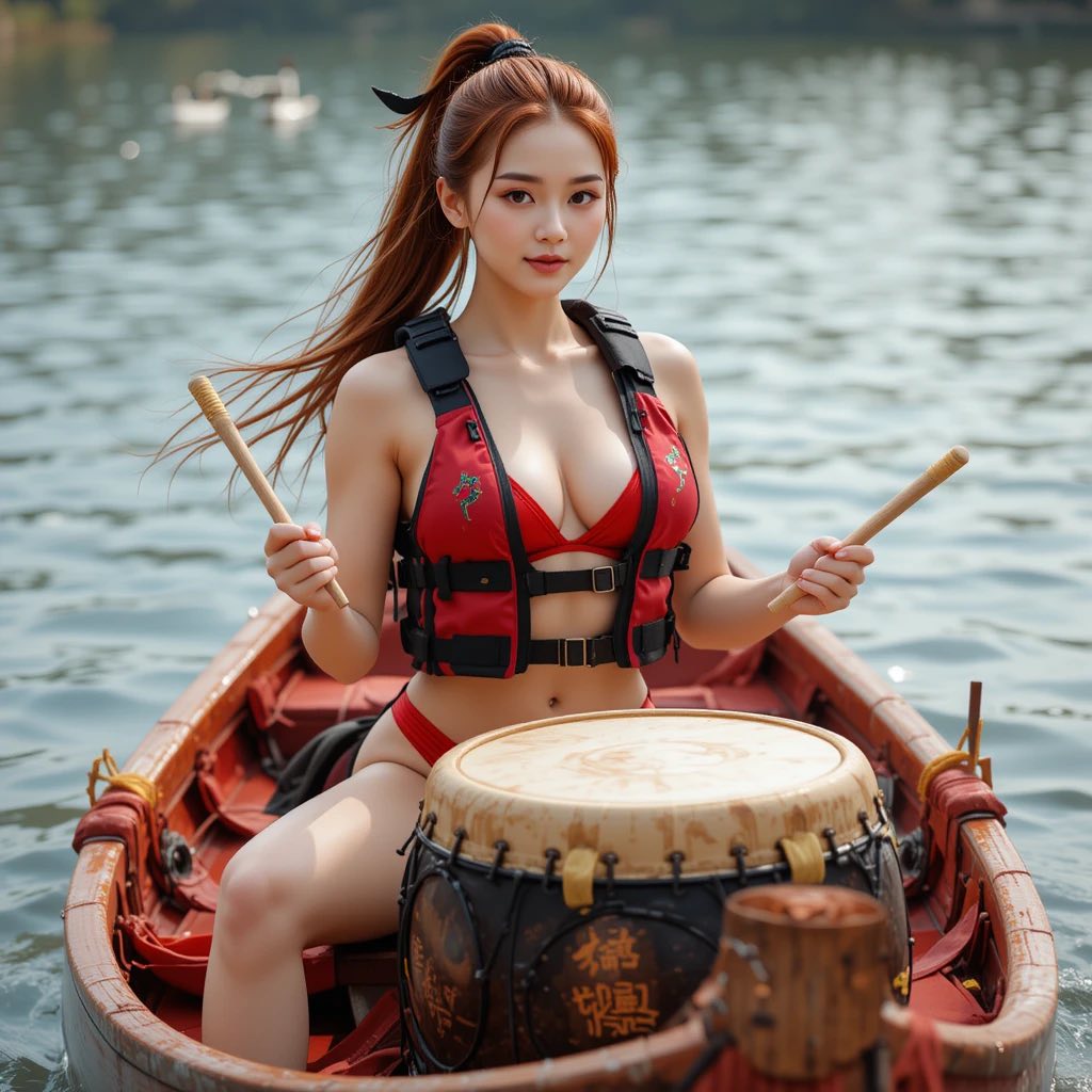 Dragon Boat Sister Drummer
