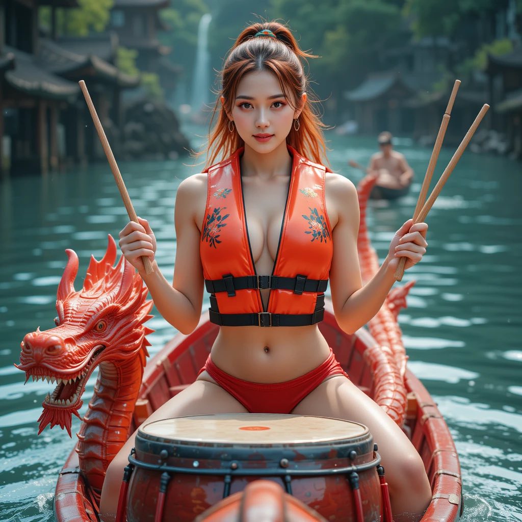 Dragon Boat Sister Drummer