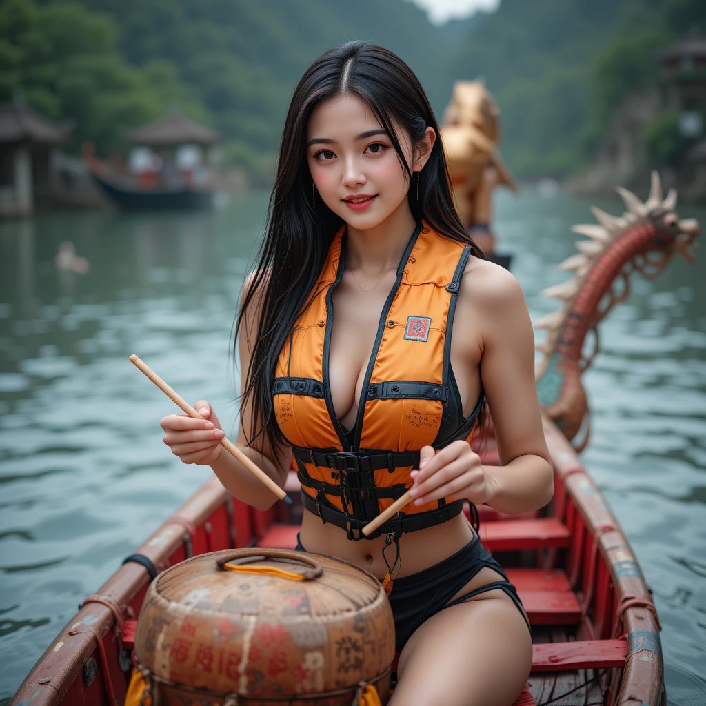 Dragon Boat Sister Drummer