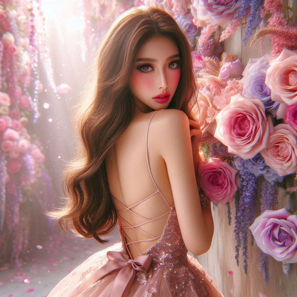 Clusters of Flowers Weave Dreamwalls