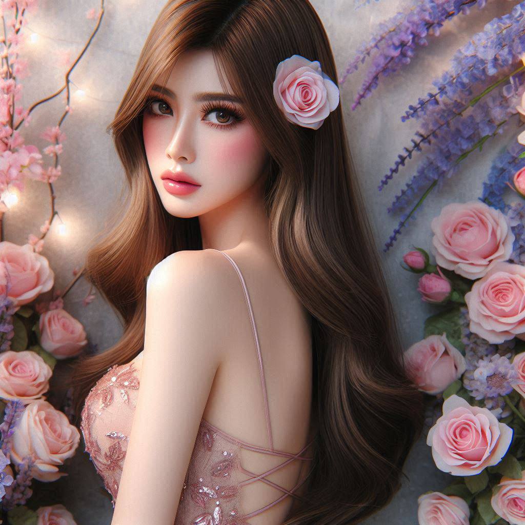 Clusters of Flowers Weave Dreamwalls
