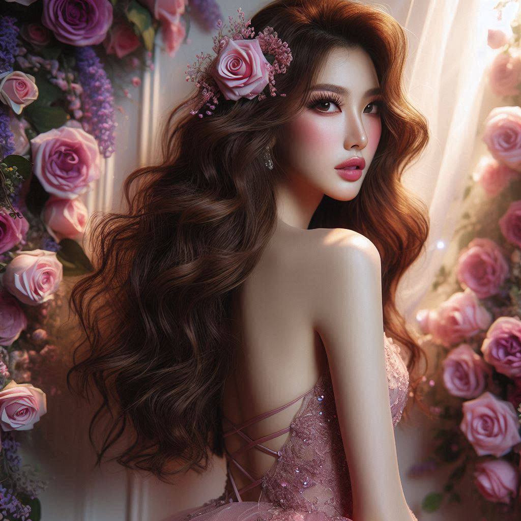 Clusters of Flowers Weave Dreamwalls
