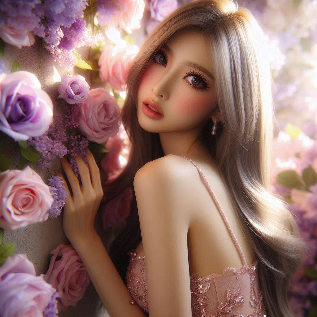 Clusters of Flowers Weave Dreamwalls