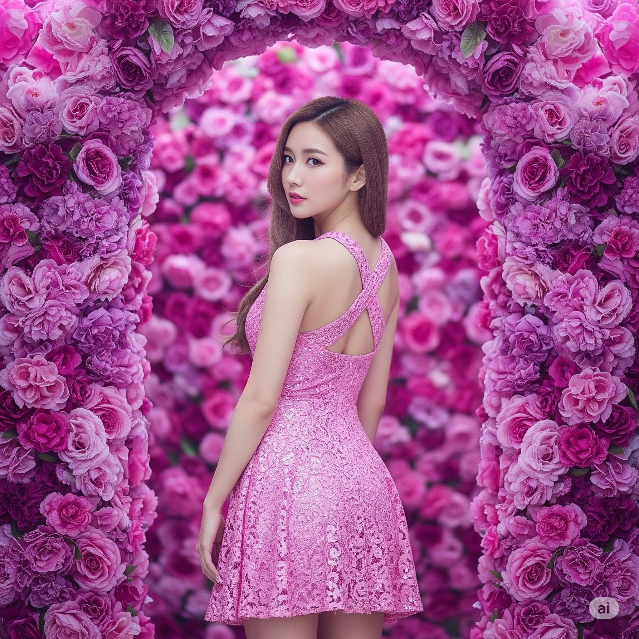Clusters of Flowers Weave Dreamwalls