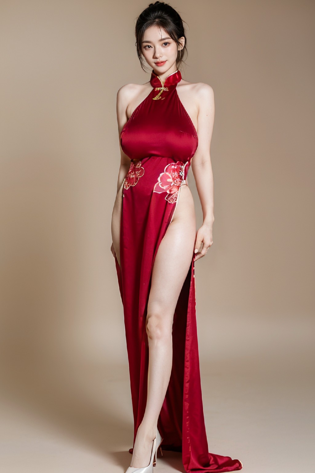 High-Slit Cheongsam