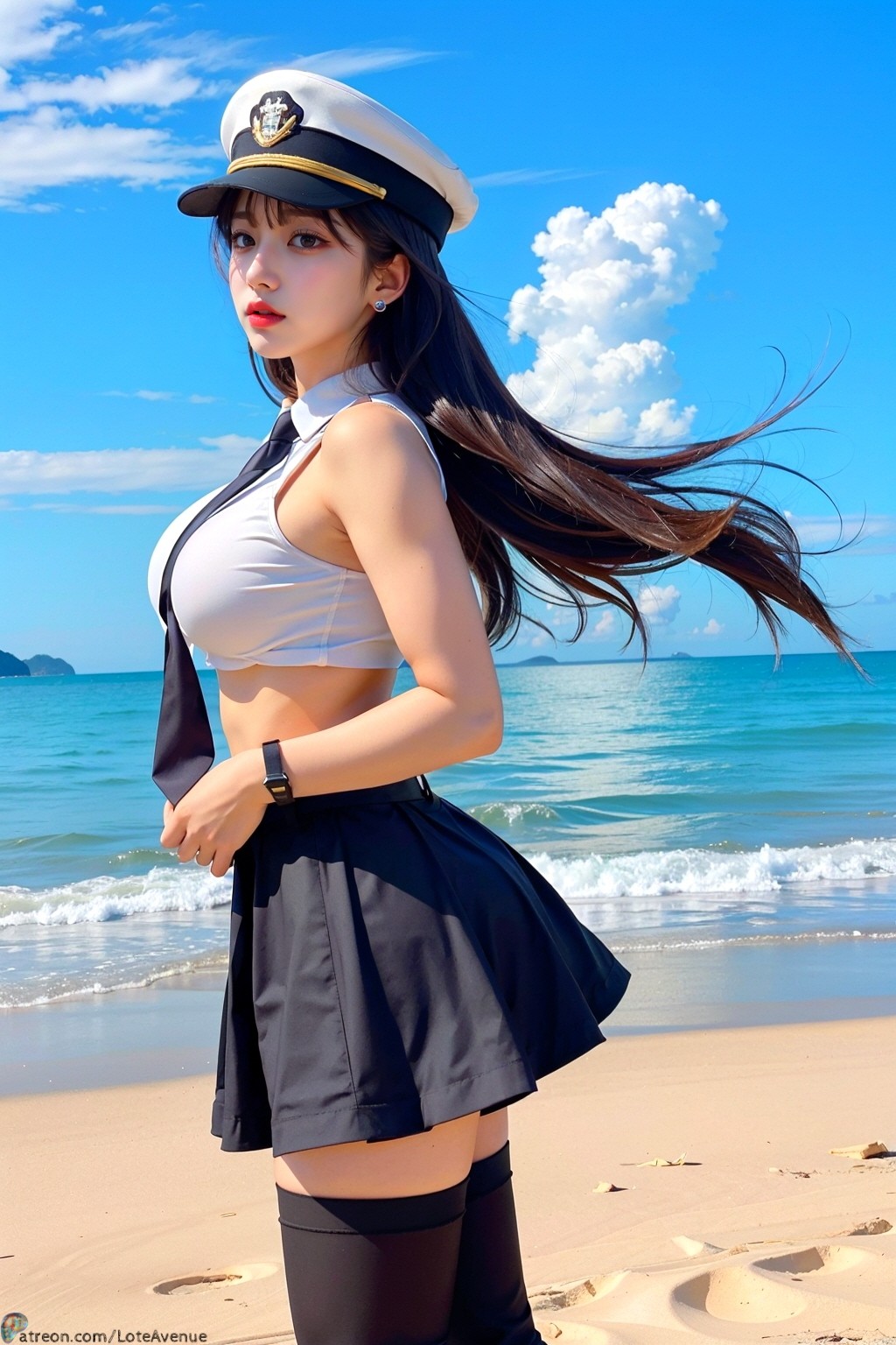 Rurina 可愛制服和比基尼