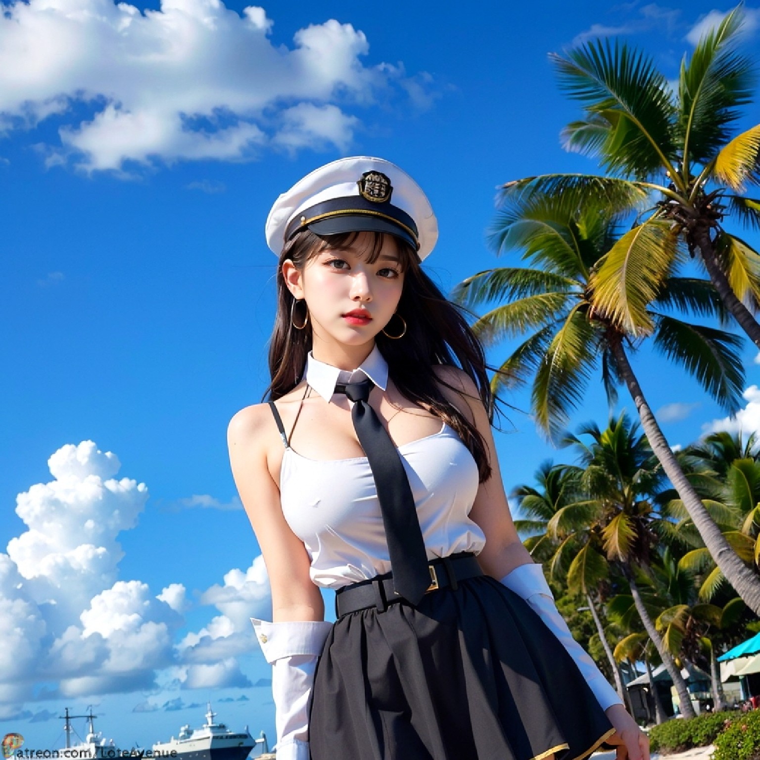 Rurina 可愛制服和比基尼