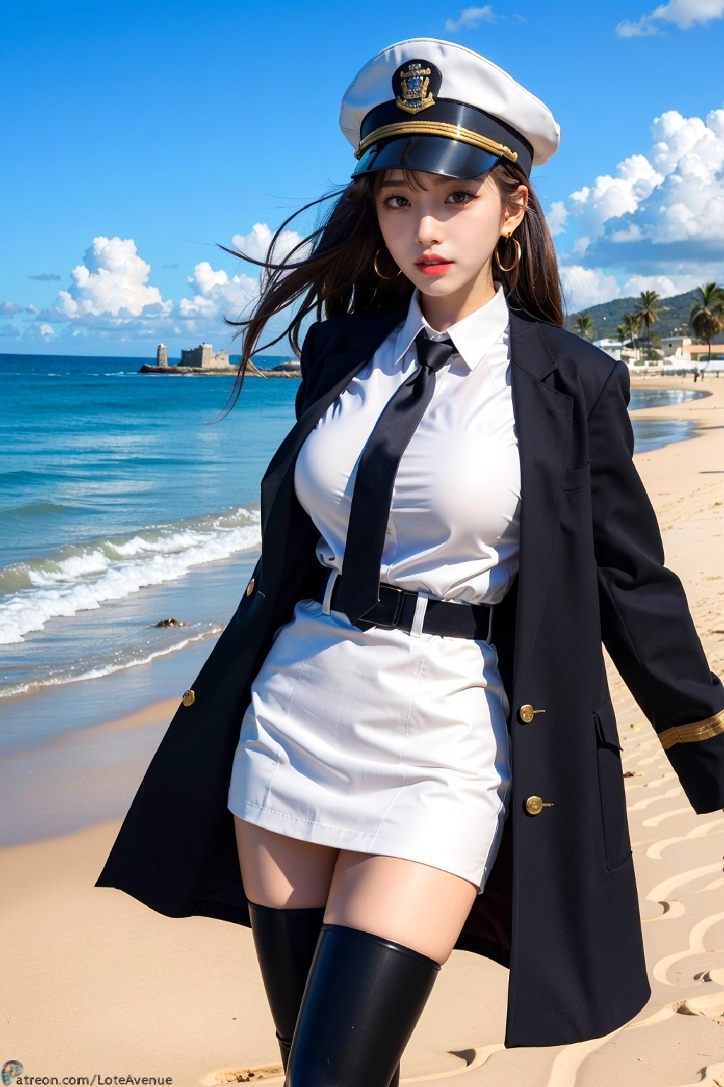 Rurina 可愛制服和比基尼