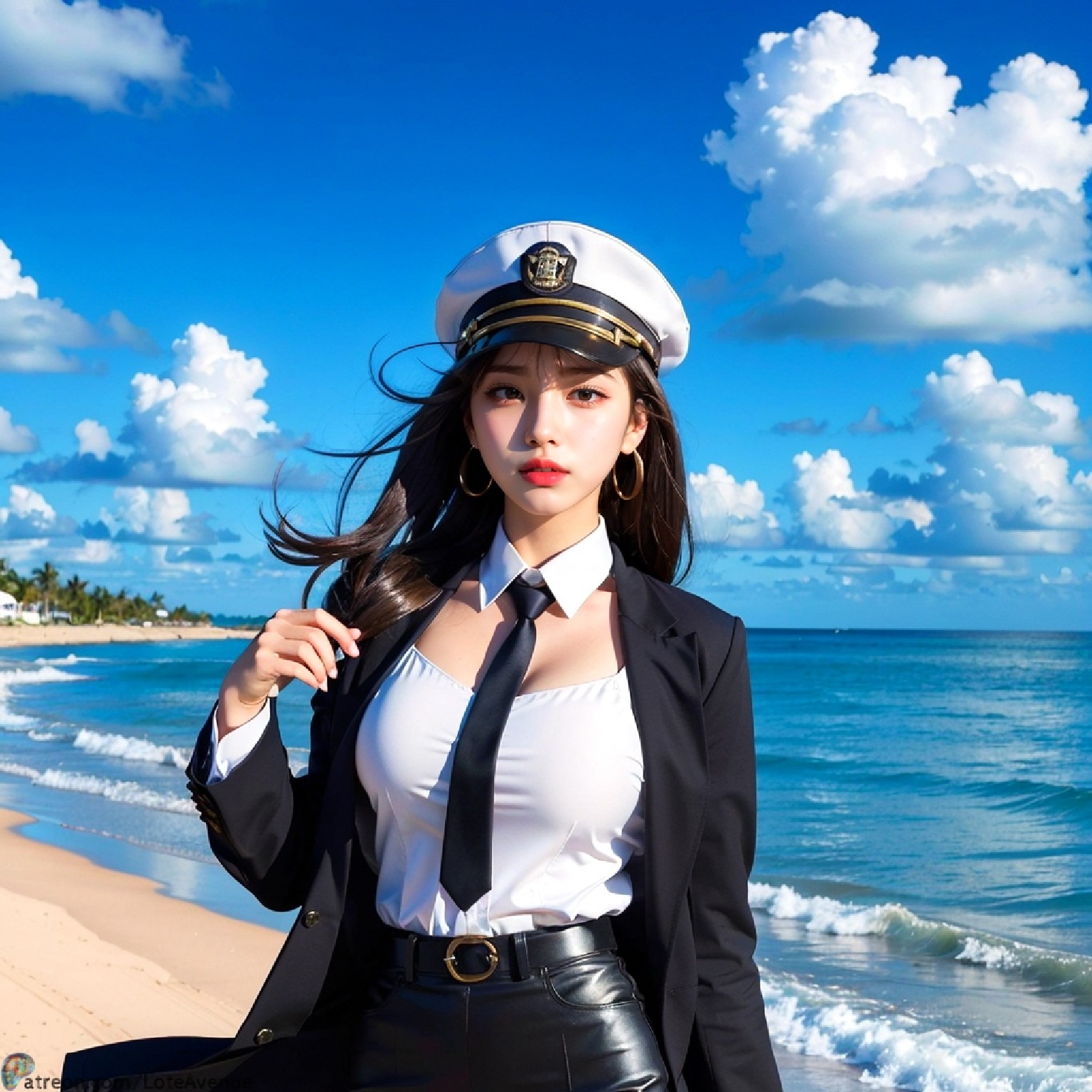 Rurina 可愛制服和比基尼