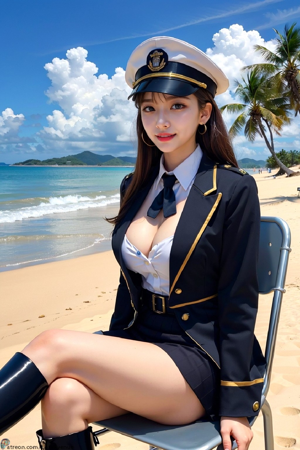 Rurina 可愛制服和比基尼