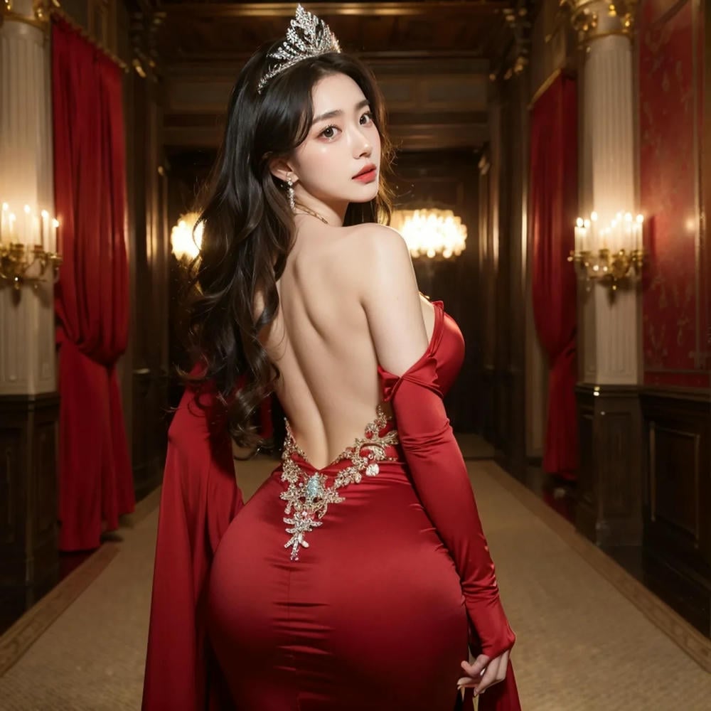 ★PATREON★ AI_KAORI - Beautiful Woman Wearing Tiara, Stylish Portrait - Part 5