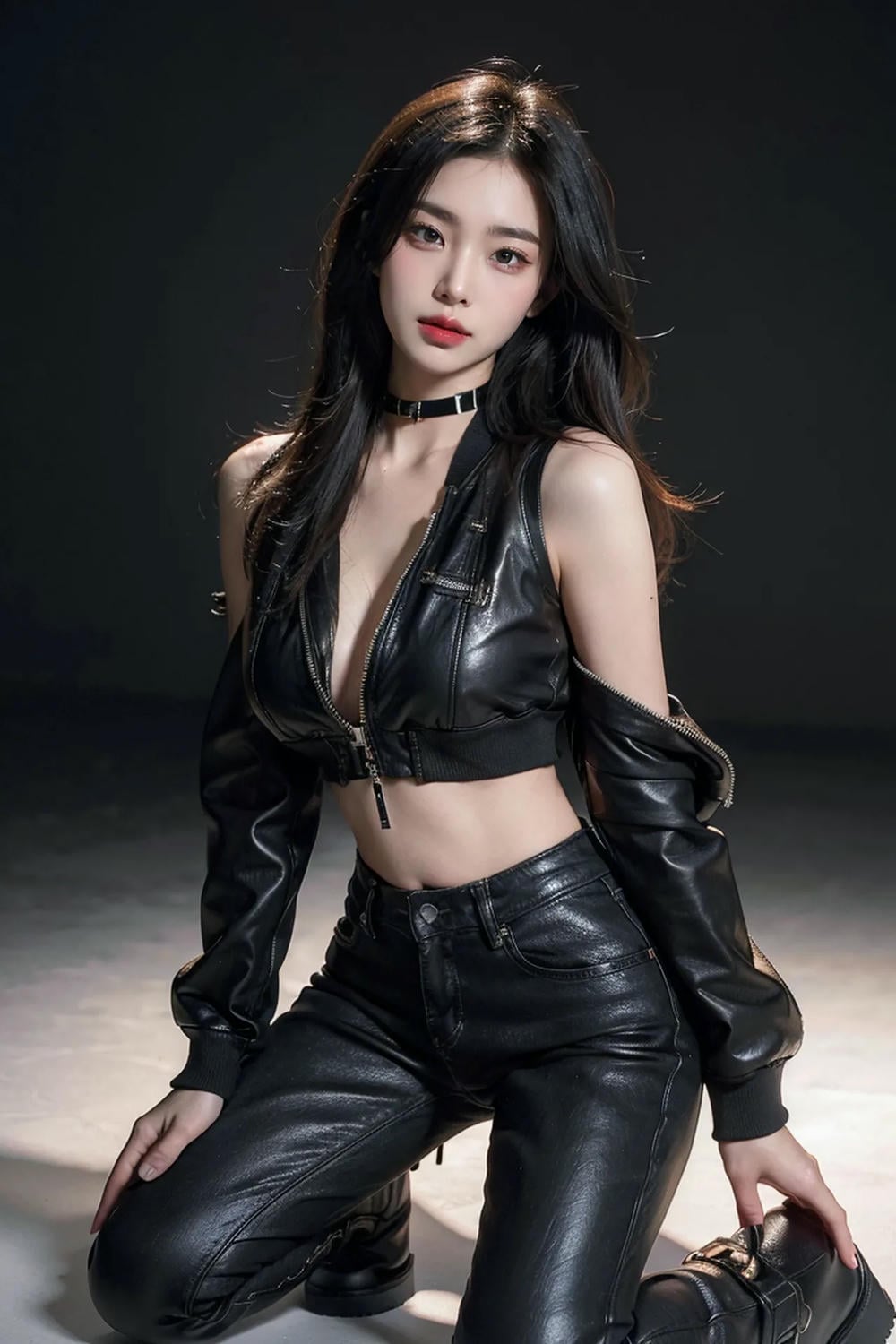 ★PATREON★ AI_KAORI - Hot Girl in Leather Jacket - Part 1