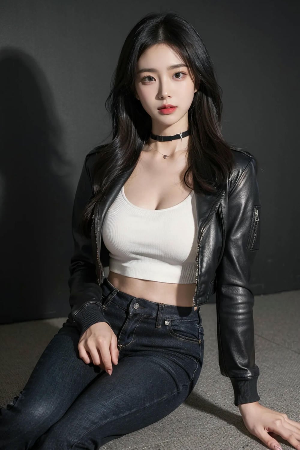 ★PATREON★ AI_KAORI - Hot Girl in Leather Jacket - Part 1