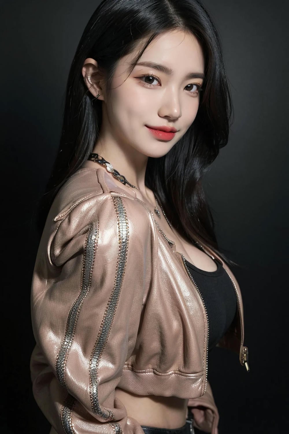 ★PATREON★ AI_KAORI - Hot Girl in Leather Jacket - Part 1
