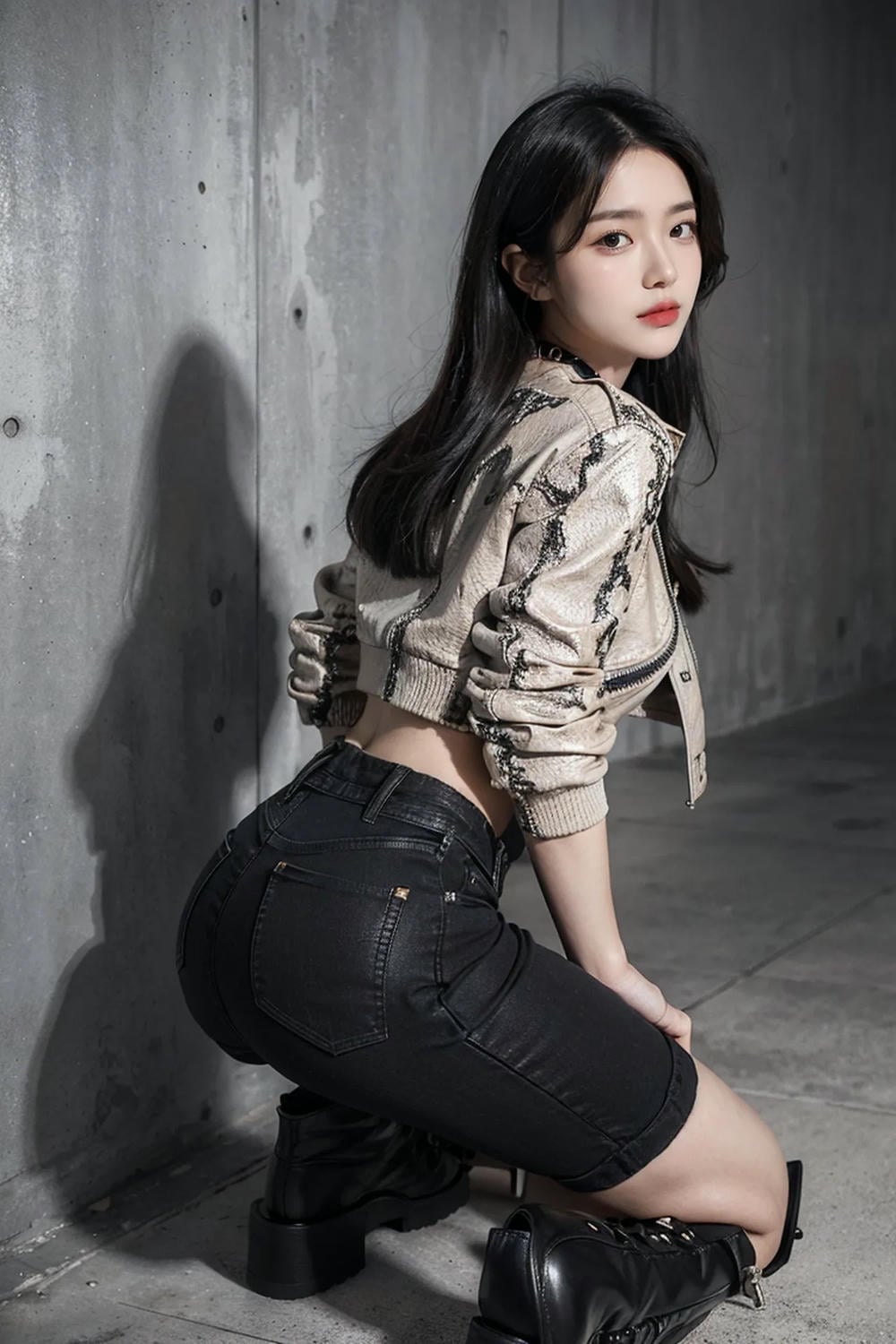 ★PATREON★ AI_KAORI - Hot Girl in Leather Jacket - Part 2