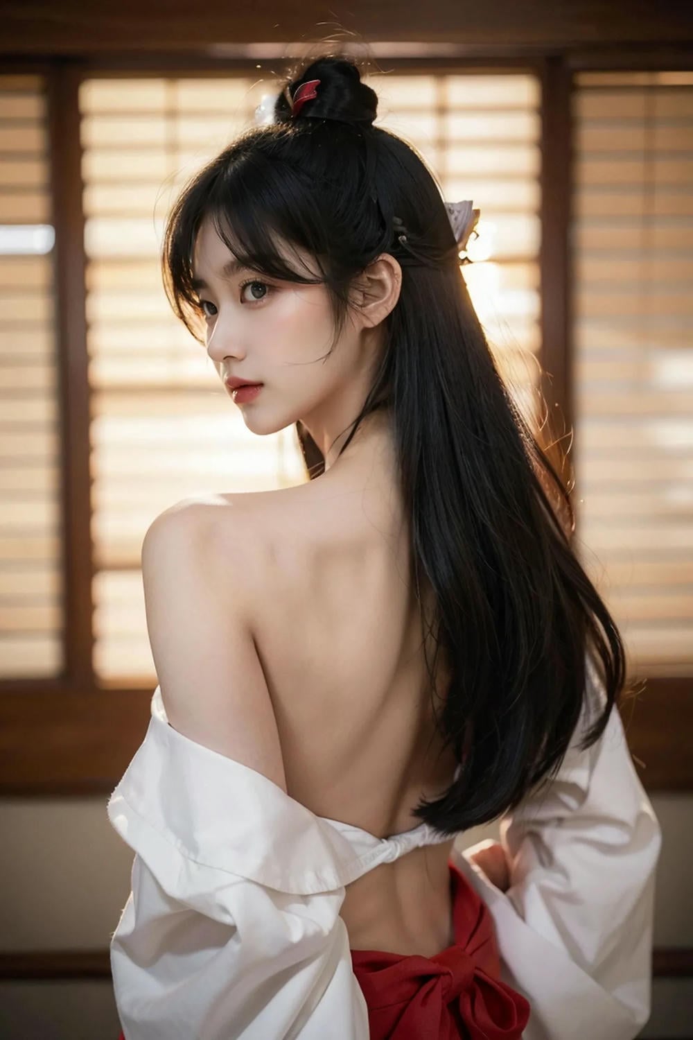 ★Patreon★ AI_KAORI - Fox-Eared Beauty in Garden Setting - Part 1