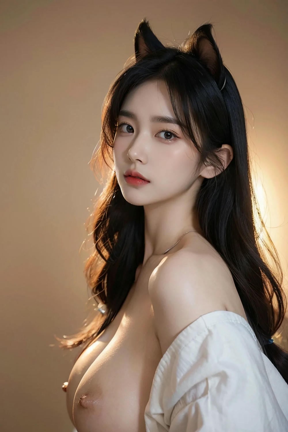 ★Patreon★ AI_KAORI - Fox-Eared Beauty in Garden Setting - Part 1