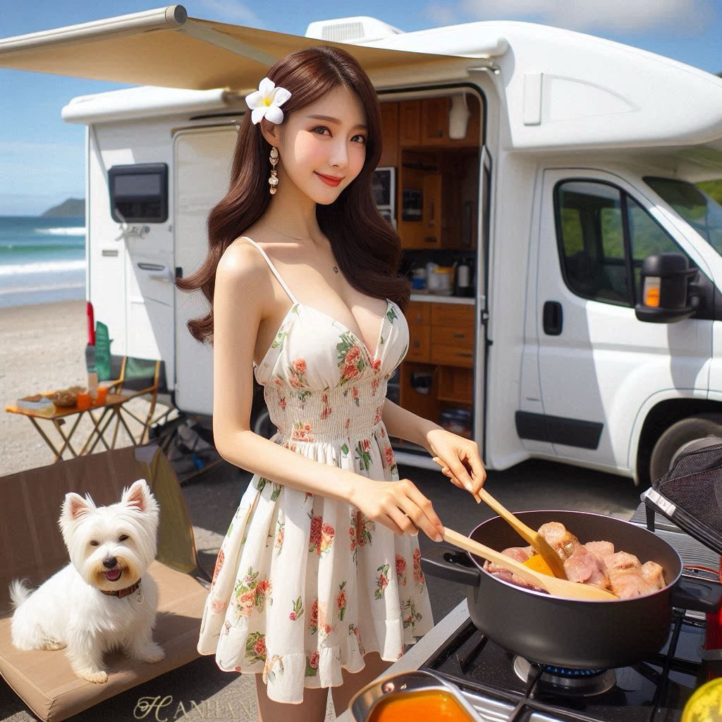 Camping party for the furry ones