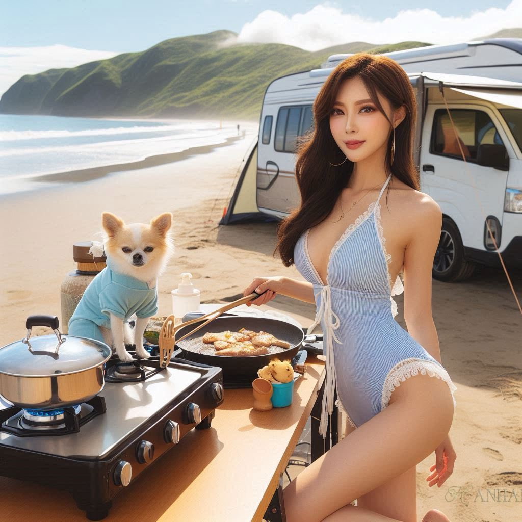 Camping party for the furry ones