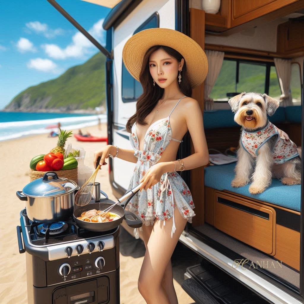 Camping party for the furry ones