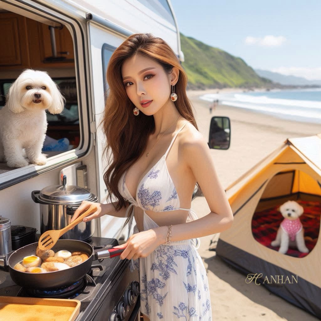 Camping party for the furry ones