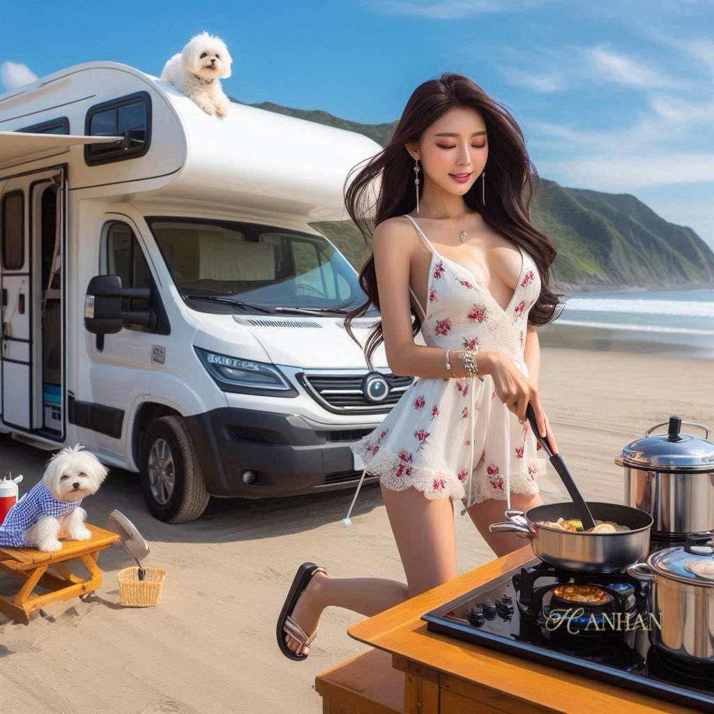 Camping party for the furry ones