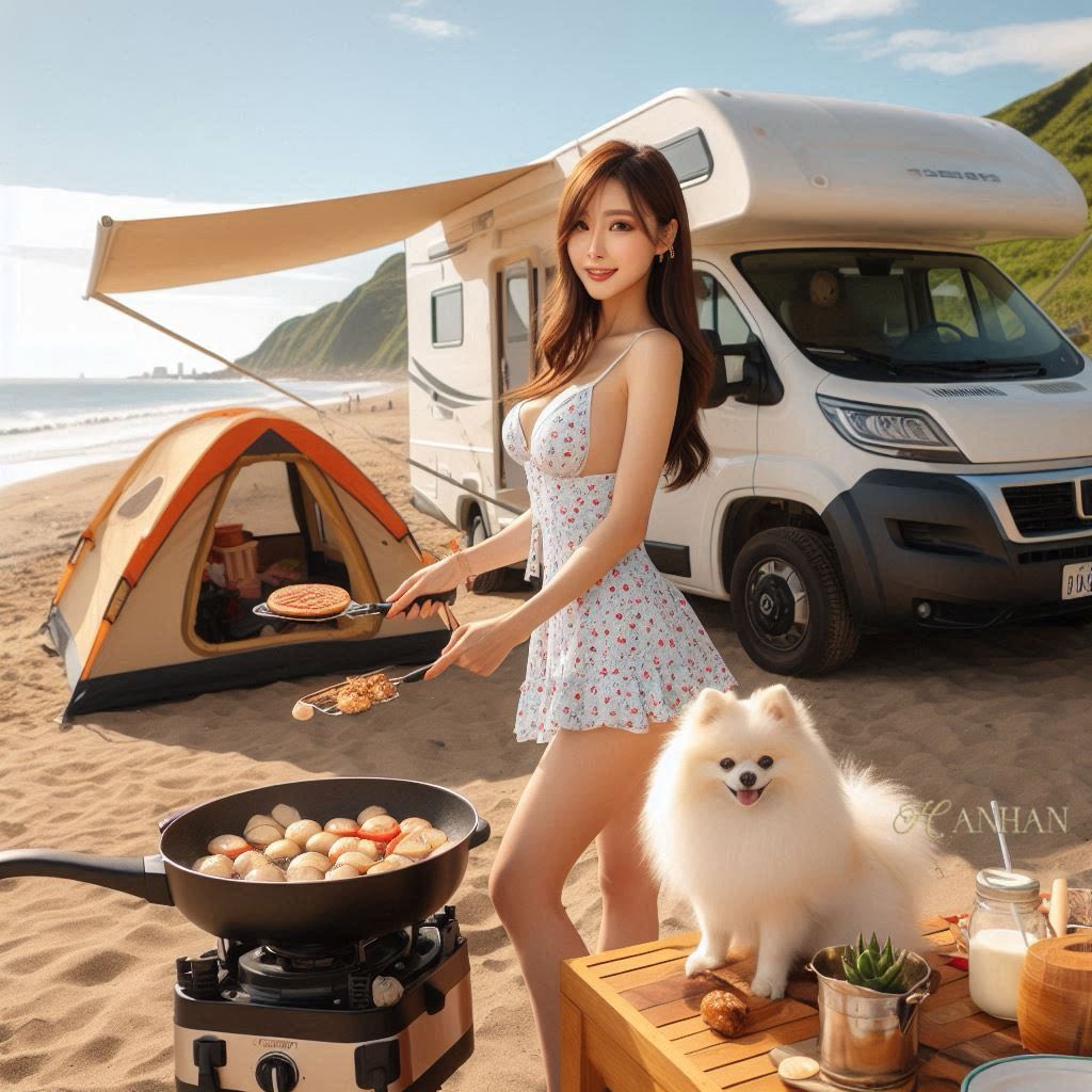 Camping party for the furry ones