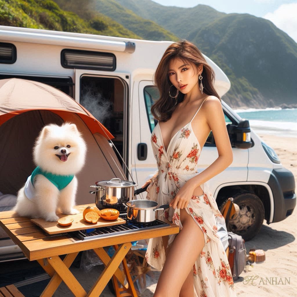 Camping party for the furry ones