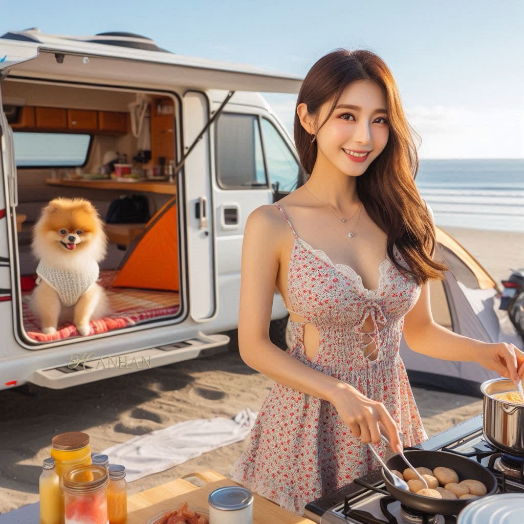 Camping party for the furry ones