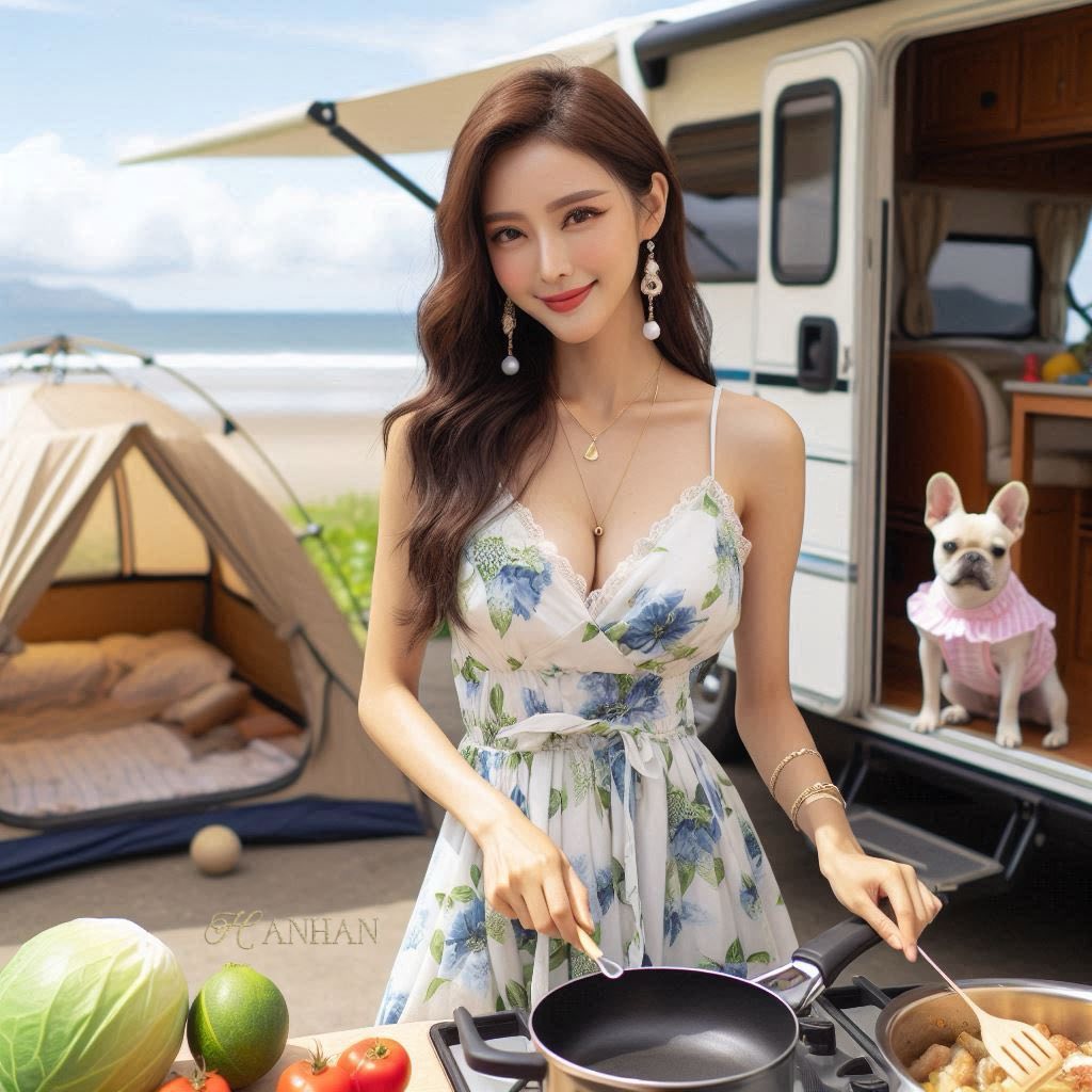 Camping party for the furry ones